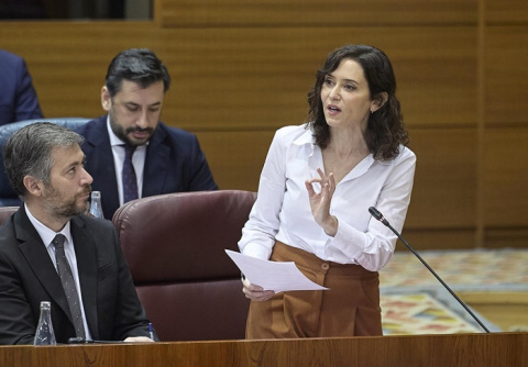 Ayuso critica que Telefónica vale 1.800 millones menos desde que Sánchez la 