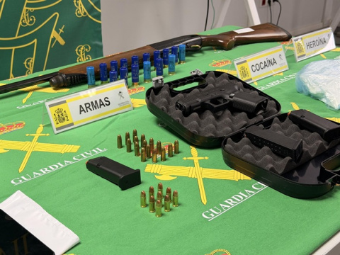 21 detenidos por tráfico de armas destinadas al mercado negro