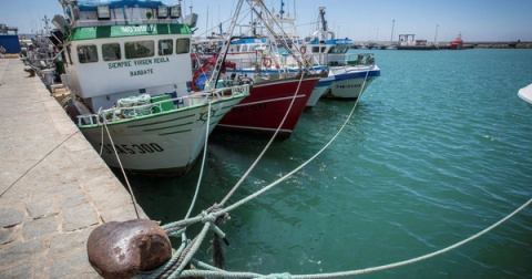 El 90% de la flota pesquera andaluza se encuentra inactiva