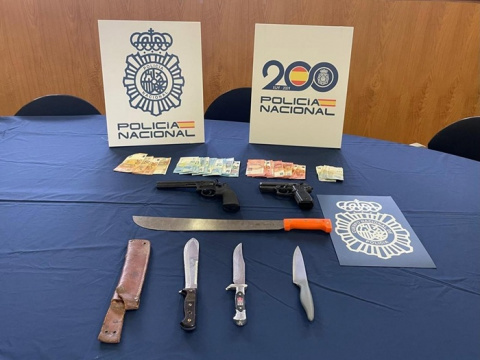 Cuatro detenidos por una riña tumultuaria con armas de fuego y cuchillos