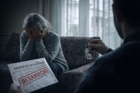 Un hijo demanda a su madre y la desahucia del piso que le donó