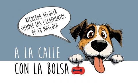 El Ayuntamiento entregará 800 bolsas al año a los propietarios de perros para la recogida de excrementos