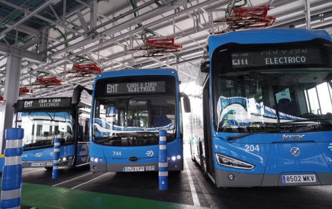 Madrid incorporará a la flota de EMT 120 nuevos autobuses eléctricos