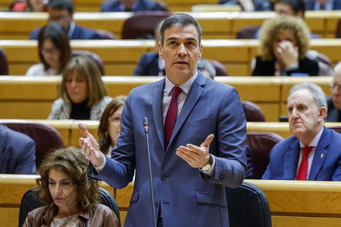 Sánchez cumple dos años sin acudir a las sesiones de control del Senado