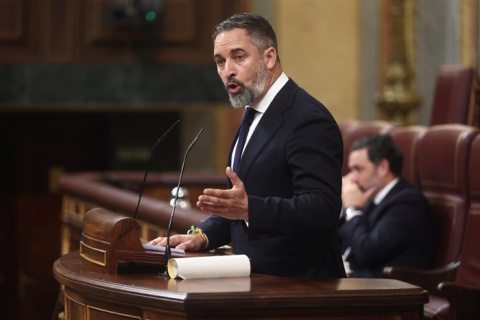 Abascal dice que a Sánchez le gusta la guerra porque 