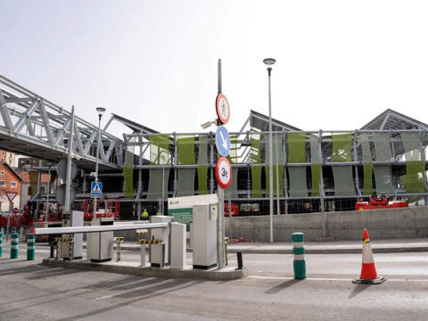 Las obras del nuevo aparcamiento en la estación de Atocha encaran su recta final