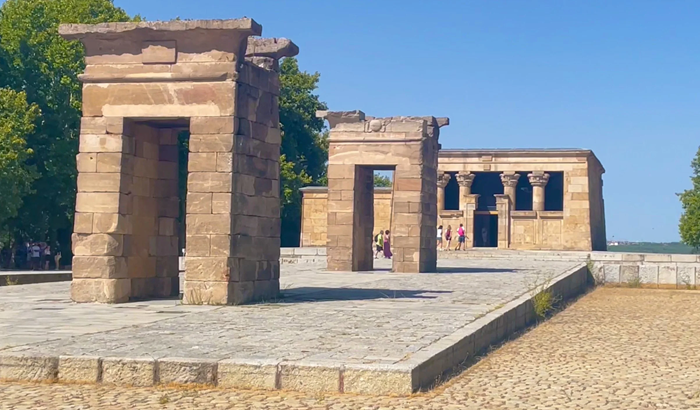 El vandalismo golpea el enclave hist&oacute;rico del Templo de Debod