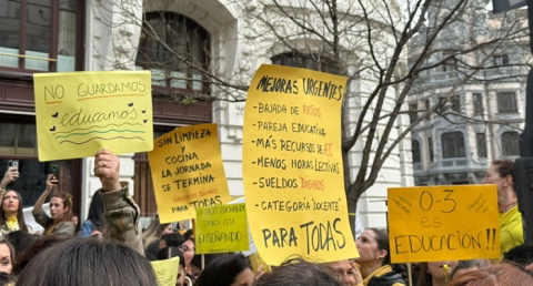 Arranca una huelga indefinida en las escuelas infantiles de Madrid