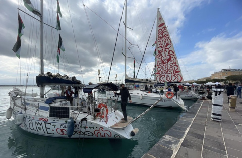 Israel detiene a unos 175 activistas tras abordar la flotilla de la Global Sumud