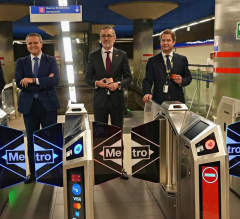 El pago con tarjeta llega a todas las estaciones de Metro el 1 de junio