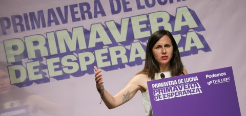 Belarra anuncia que se enfrentará a Ayuso en las elecciones de 2027