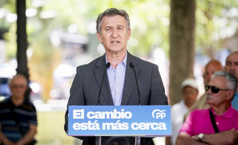 Feijóo acusa a Sánchez de tener 