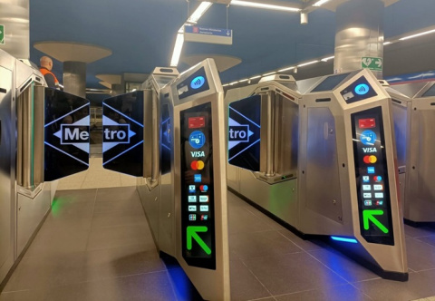 Metro estrena el pago con tarjeta bancaria en todas las estaciones