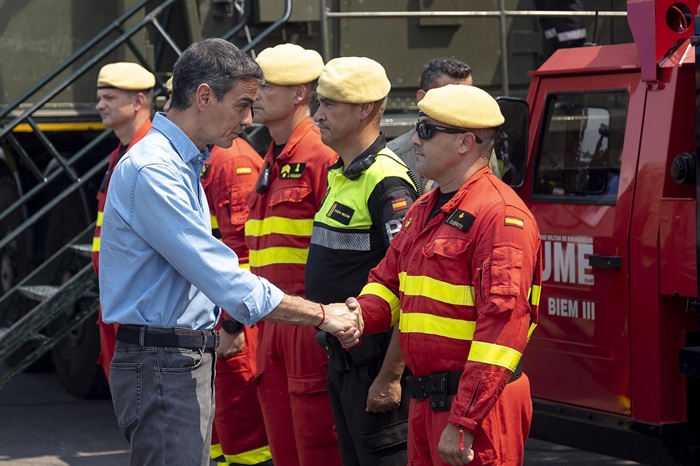 S&aacute;nchez: "El negacionismo clim&aacute;tico es el peor de los combustibles"