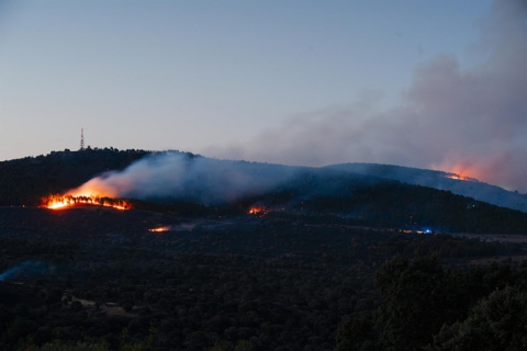 Detenido el presunto autor del incendio de Lozoyuela