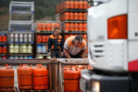 La bombona de butano se dispara y se encarece hasta los 17,83 euros
