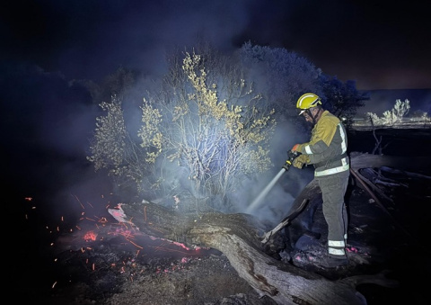 Desactivado el nivel 1 en el incendio de Aldea del Fresno