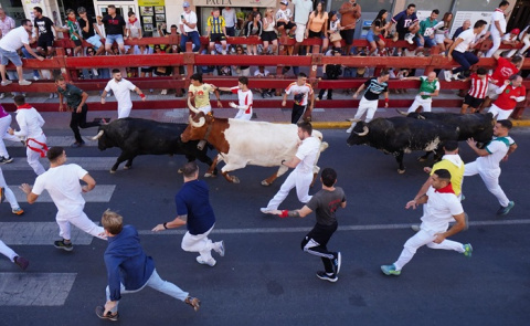 Siete heridos en el tercer encierro de las fiestas, con 1.600 corredores