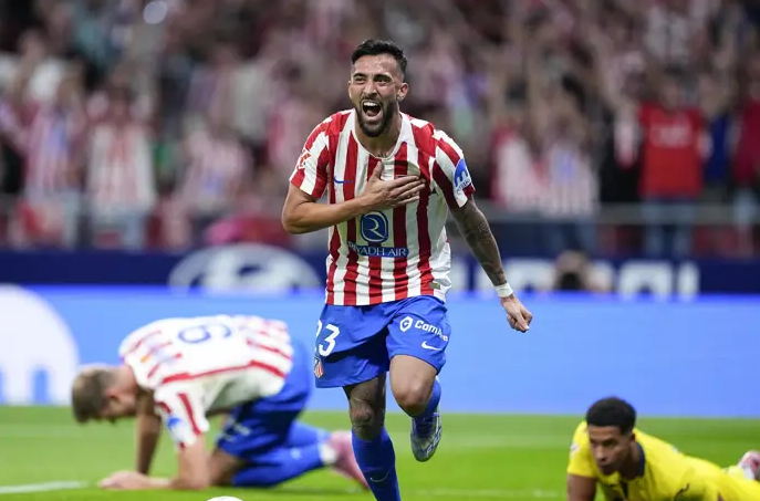 El Atlético de Madrid se alivia contra el Villarreal