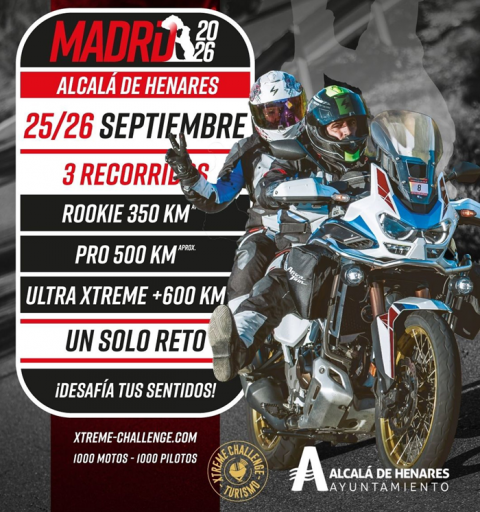 Más de 1.000 motoristas se dan cita en la Xtreme Challenge