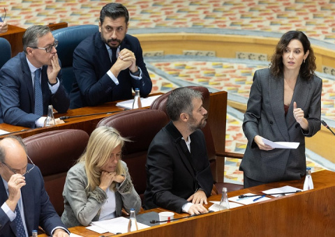 Ayuso acusa a la izquierda de querer 