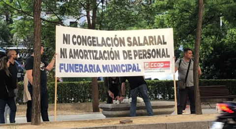 Trabajadores de la funeraria municipal rechazan el convenio