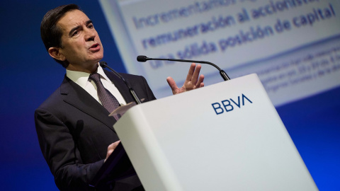 El BBVA gana un récord de casi 8.000 millones