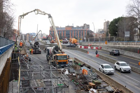 El nuevo túnel de la A-5 se abrirá al tráfico el 23 de diciembre