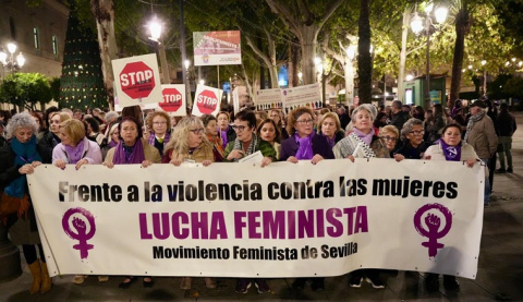 Miles de mujeres salen a las calles de toda España contra la violencia machista y el negacionismo