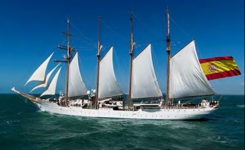 El buque escuela Juan Sebastián Elcano prepara su centenario con una vuelta al mundo