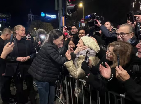 Corina Machado reaparece en Oslo tras más de un año en la clandestinidad