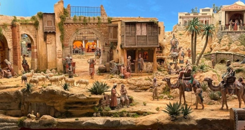 Un Belén 'de película' en Hoyo de Manzanares