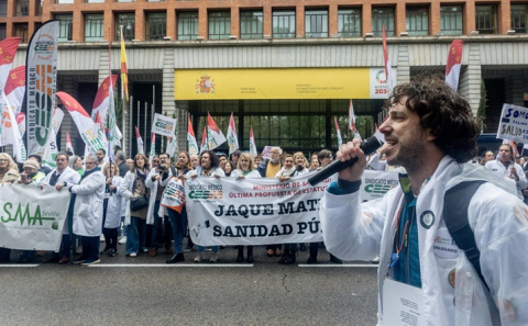 Los médicos inician una huelga de cuatro jornadas