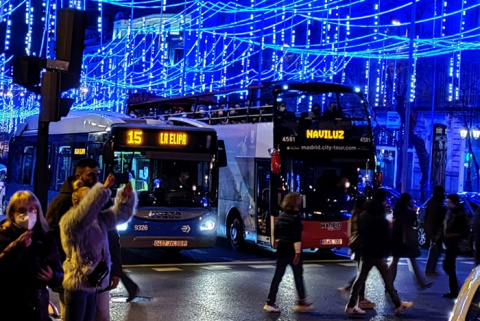 La Comunidad activa un plan especial de transporte público durante las fiestas navideñas